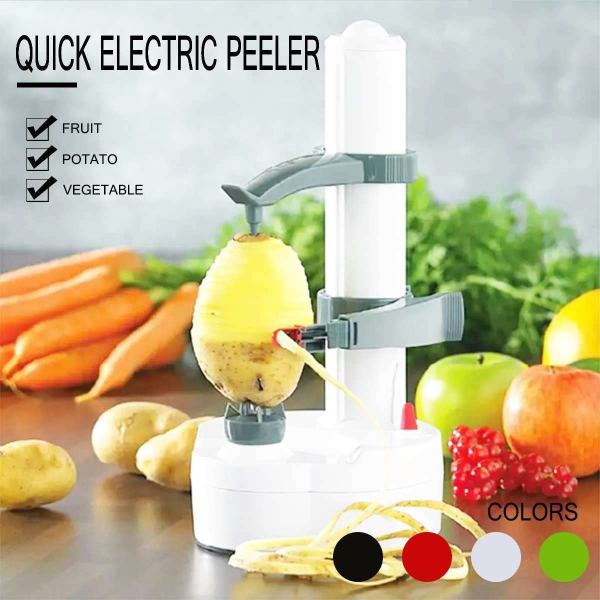 Fruit Peeler Potato Electric Peeler Vegetable Fruit Peeler Stainless Steel*Blade
